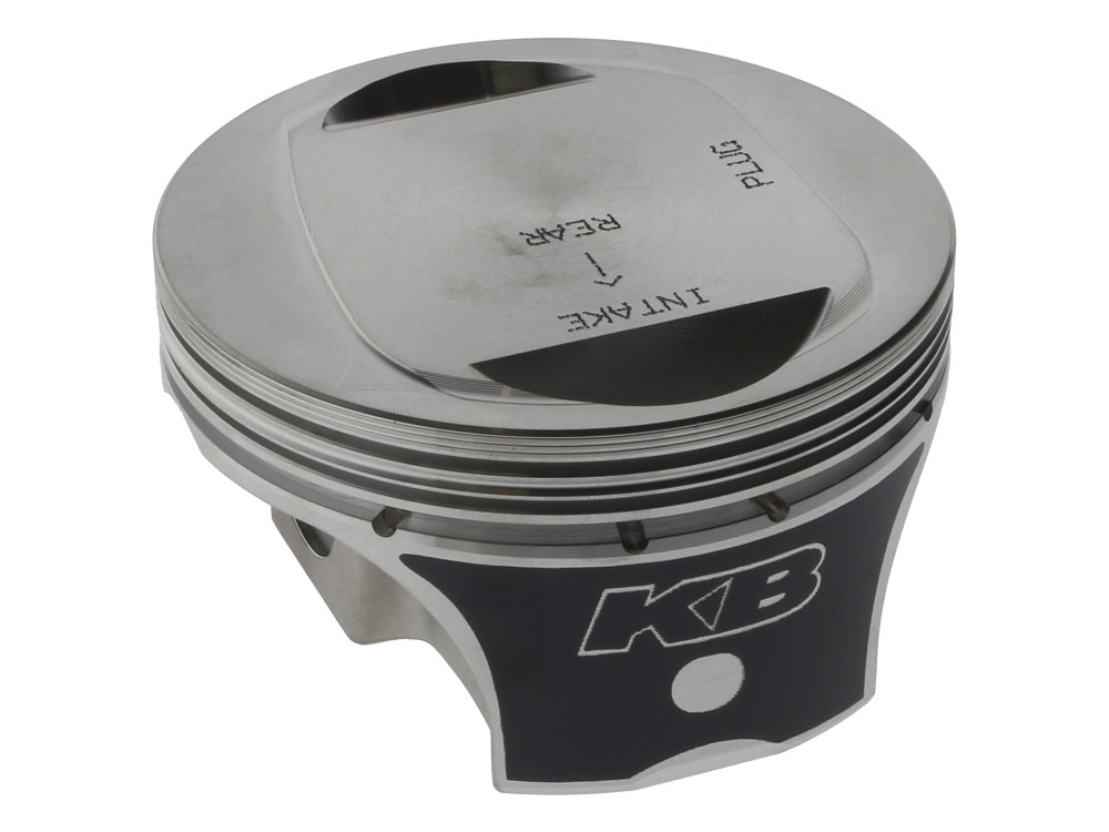 KEITH BLACK PISTONS Std Flat Top Pistons with 10.0:1 Compression Ratio. Fits Twin Cam 2007-2017 with 103ci Engine & also Converts Twin Cam 2007-2017 96ci Engine to 103ci.