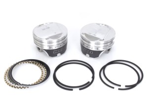 KEITH BLACK PISTONS Std Dome Top Pistons with 9.5:1 Compression Ratio. Fits Big Twin 1984-1999. KEITH BLACK PISTONS Std Dome Top Pistons with 9.5:1 Compression Ratio. Fits Big Twin 1984-1999.