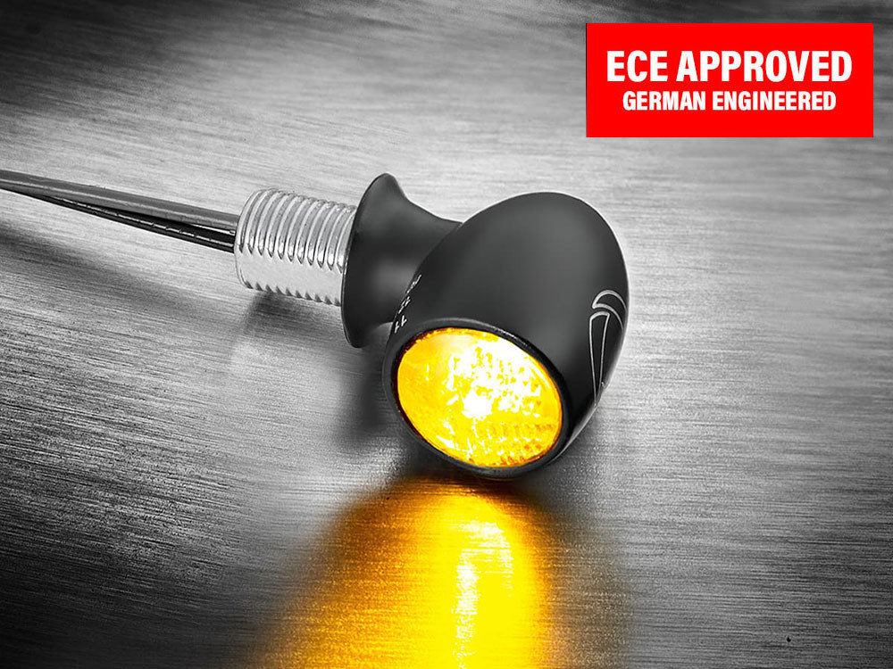 kellermann Atto Mini LED Turn Signal – Black.