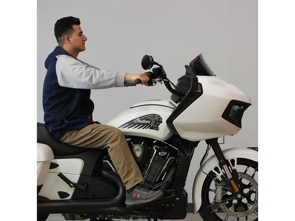 KLOCK WERKS 13in. x 1-1/4in. KlipHanger Handlebar – Black. Fits Indian Challenger 2020up.