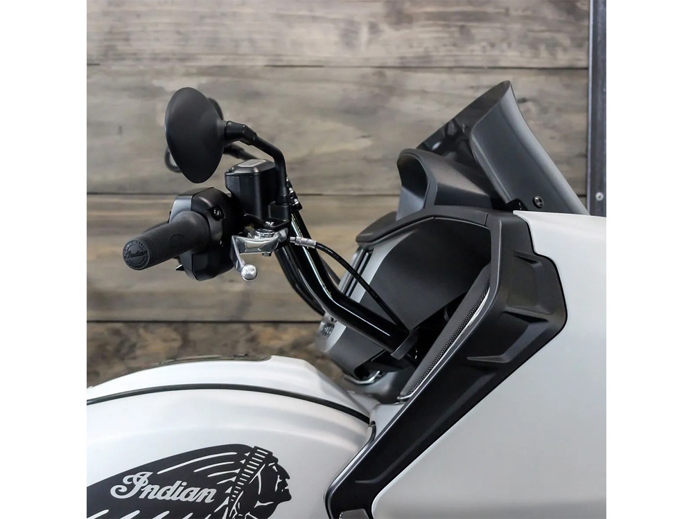 KLOCK WERKS 13in. x 1-1/4in. KlipHanger Handlebar – Black. Fits Indian Challenger 2020up.