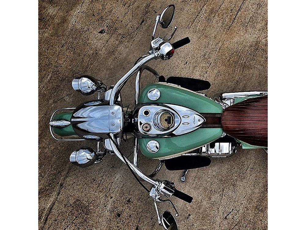 KLOCK WERKS Prairie Handlebar – Chrome. Fits Indian Chief, Vintage, Dark Horse & Springfield 2018up