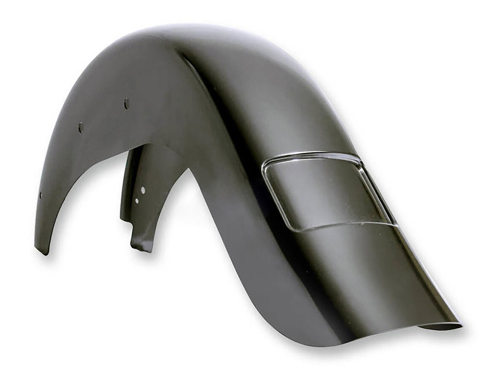 KLOCK WERKS Stretched 4in. Extended Rear Fender – Frenched. Fits Softail Slim 2012-2017.