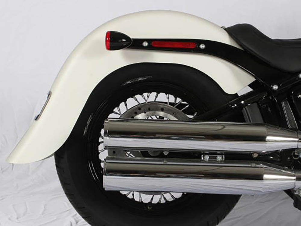 KLOCK WERKS Stretched 4in. Extended Rear Fender – Frenched. Fits Fits Slim 2018-2021