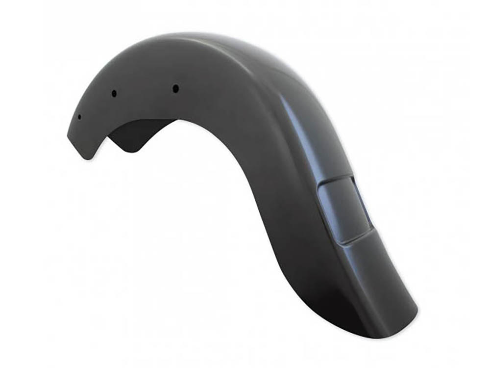 KLOCK WERKS Stretched 4in. Extended Rear Fender – Frenched. Fits Fits Slim 2018-2021