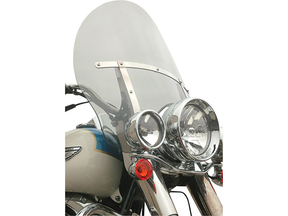 KLOCK WERKS 20in. Billboard Flare Windshield – Tinted. Fits FL Softail 2000-2017 & Freewheeler Trike 2017up.