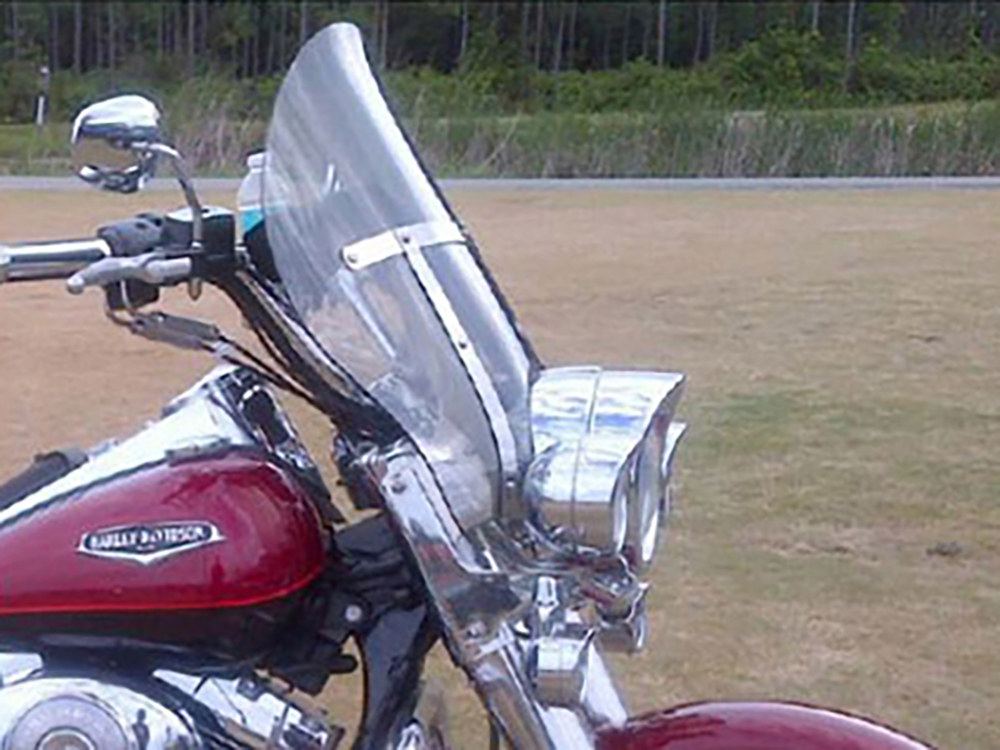 KLOCK WERKS 16.5in. Billboard Flare Windshield – Tint. Fits Road King 1994up & Dyna Switchback 2012-2016.