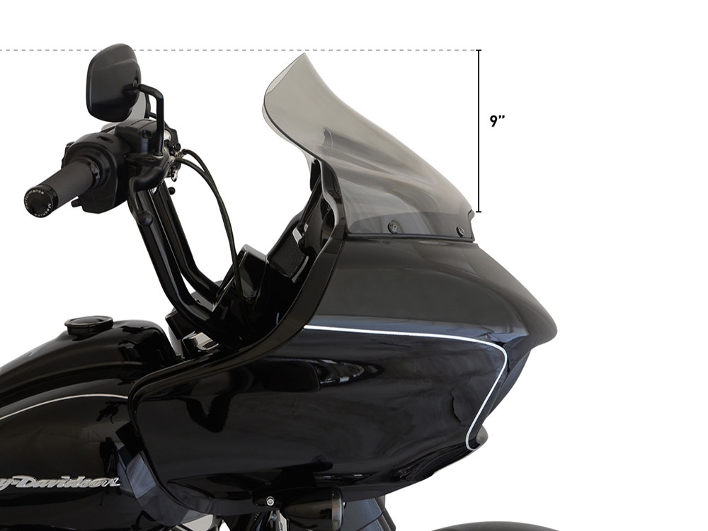 KLOCK WERKS 14in. Sports Flare Windshield – Tinted. Fits Road Glide 2015-2023
