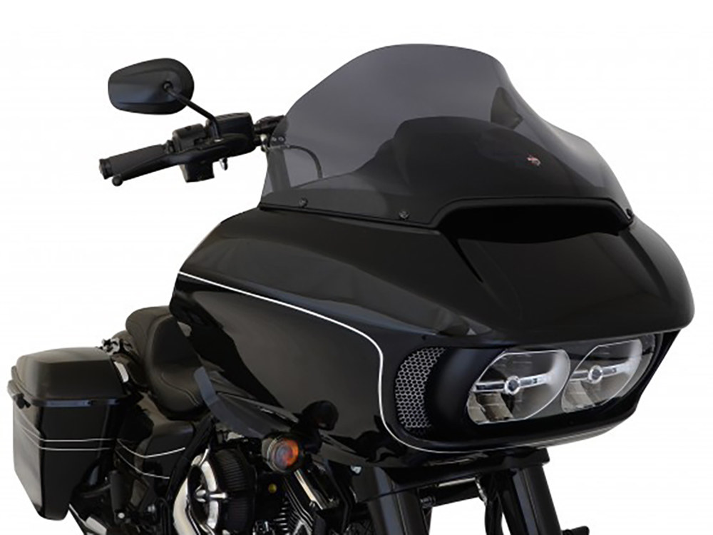 KLOCK WERKS 14in. Sports Flare Windshield – Dark Smoke Tint. Fits Road Glide 2015-2023