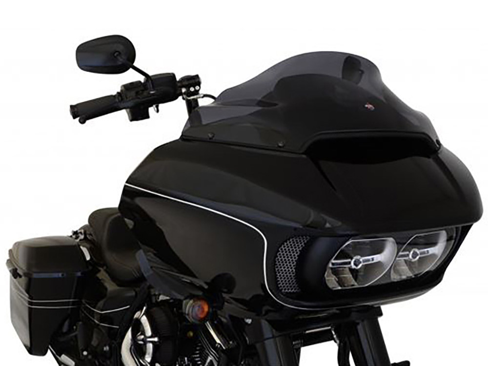 KLOCK WERKS 9in. Sports Flare Windshield – Dark Smoke Tint. Fits Road Glide 2015-2023
