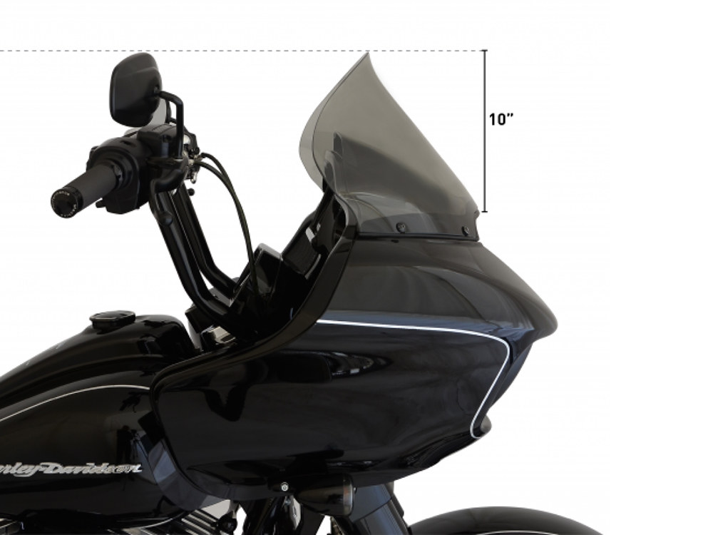 KLOCK WERKS 12in. Pro-Touring Flare Windshield – Tinted. Fits Road Glide 2015-2023
