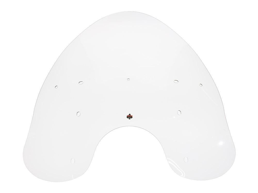 KLOCK WERKS Flare Billboard Windshield – Clear. 20in. High x 26 3/8in. Wide. Fits Softail Deluxe & Heritage 2018up