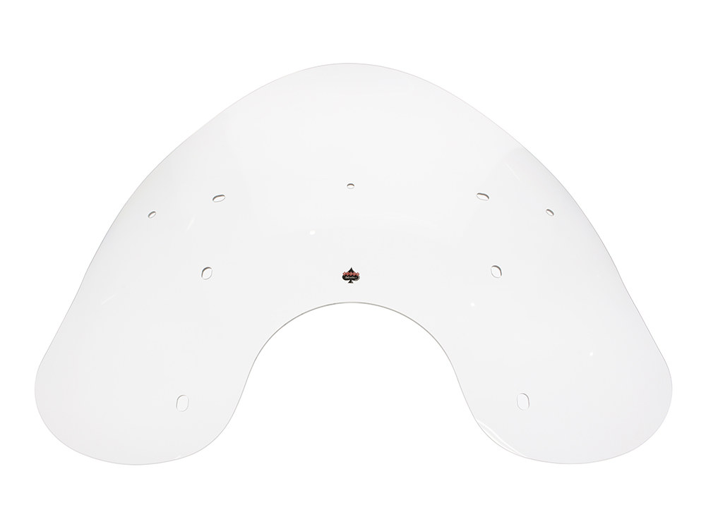 KLOCK WERKS Flare Billboard Windshield – Clear. 17in. High x 26 3/8in. Wide. Fits Softail Deluxe & Heritage 2018up