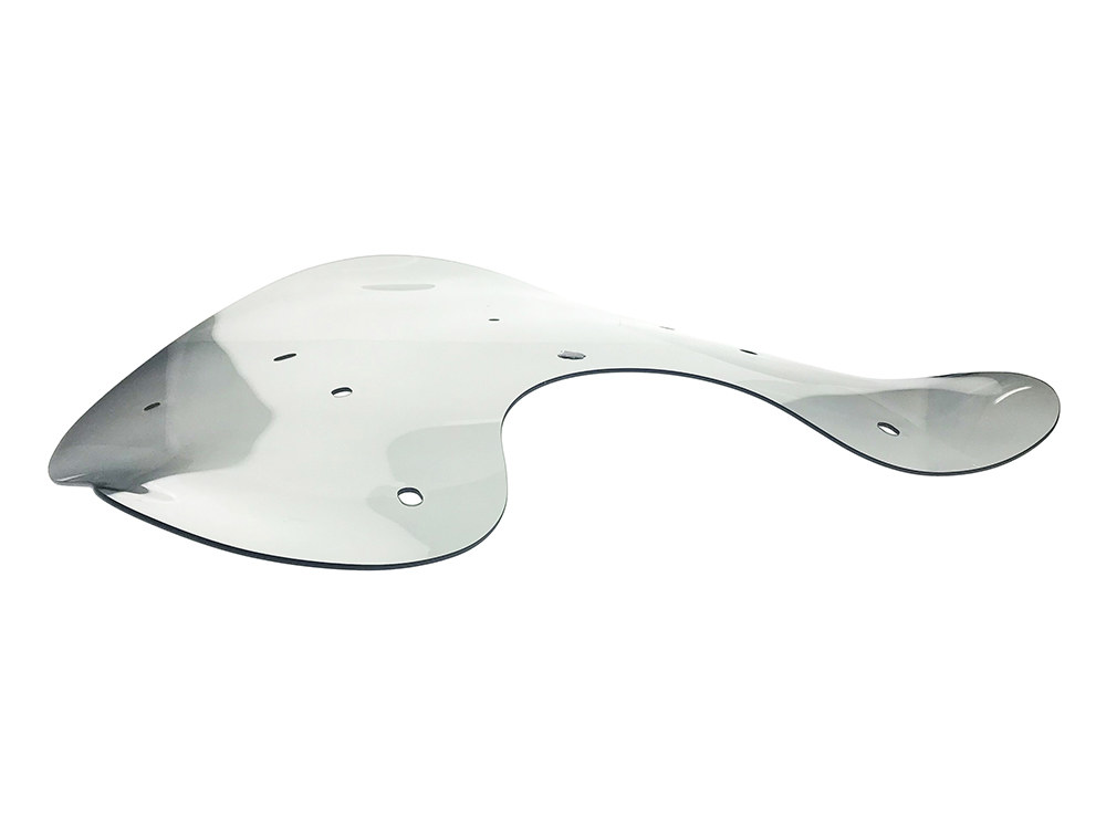 KLOCK WERKS Flare Billboard Windshield – Tinted. 17in. High x 26 3/8in. Wide. Fits Softail Deluxe & Heritage 2018up