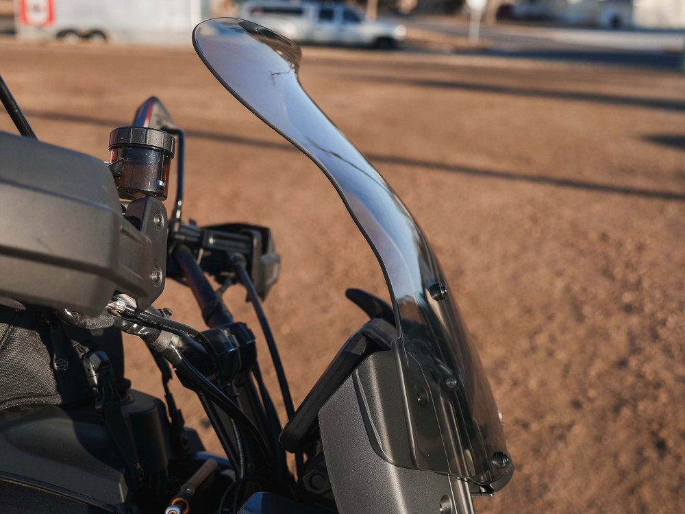 KLOCK WERKS 15.5in. Flare Windshield – Tinted. Fits Pan America 2021up.