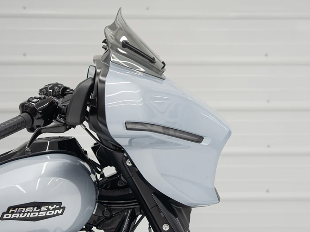 KLOCK WERKS 8in. Flare Windshield – Tinted. Fits CVO Street Glide 2023up & Street Glide 2024up
