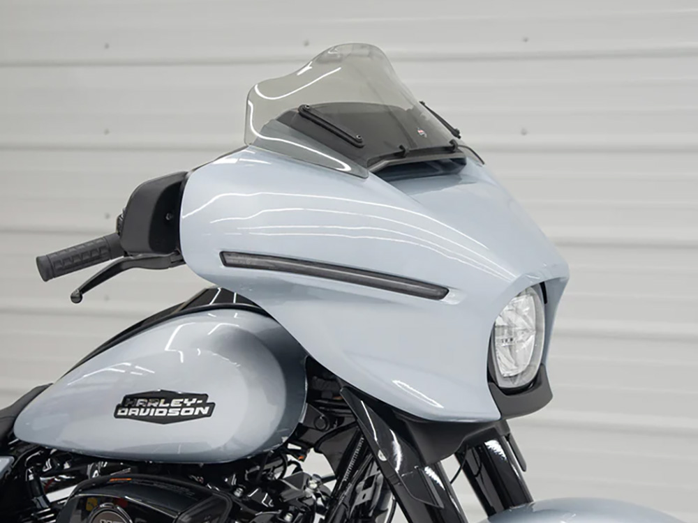 KLOCK WERKS 8in. Flare Windshield – Tinted. Fits CVO Street Glide 2023up & Street Glide 2024up