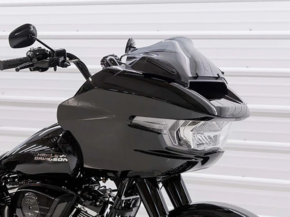 KLOCK WERKS 8in. Sports Flare Windshield – Tinted. Fits CVO Road Glide 2023up & Road Glide 2024up