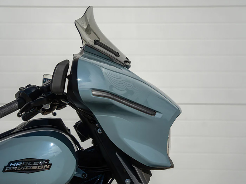 KLOCK WERKS 10in. Flare Windshield – Tinted. Fits CVO Street Glide 2023up & Street Glide 2024up