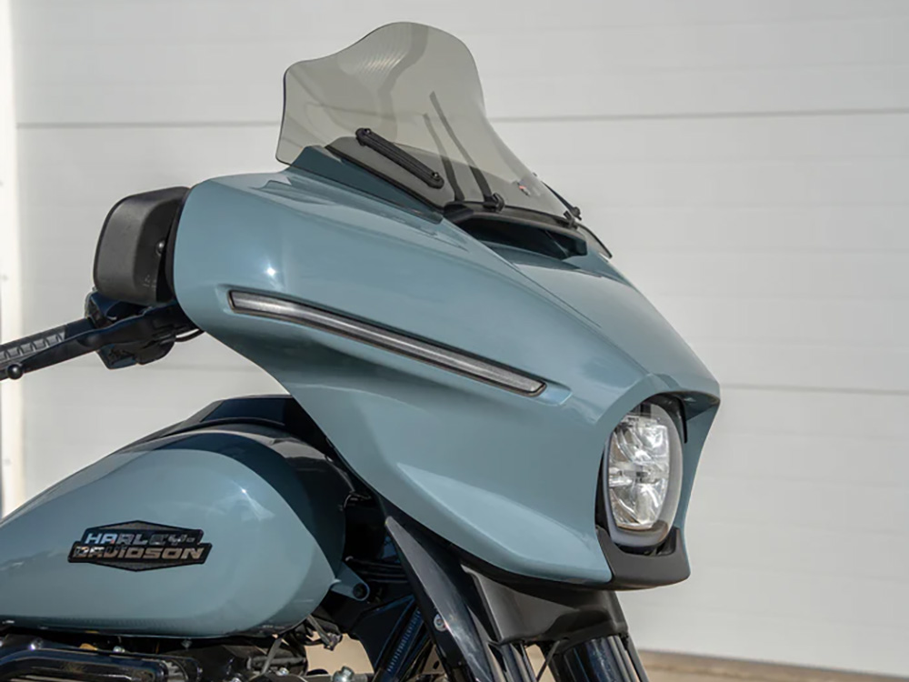 KLOCK WERKS 10in. Flare Windshield – Tinted. Fits CVO Street Glide 2023up & Street Glide 2024up