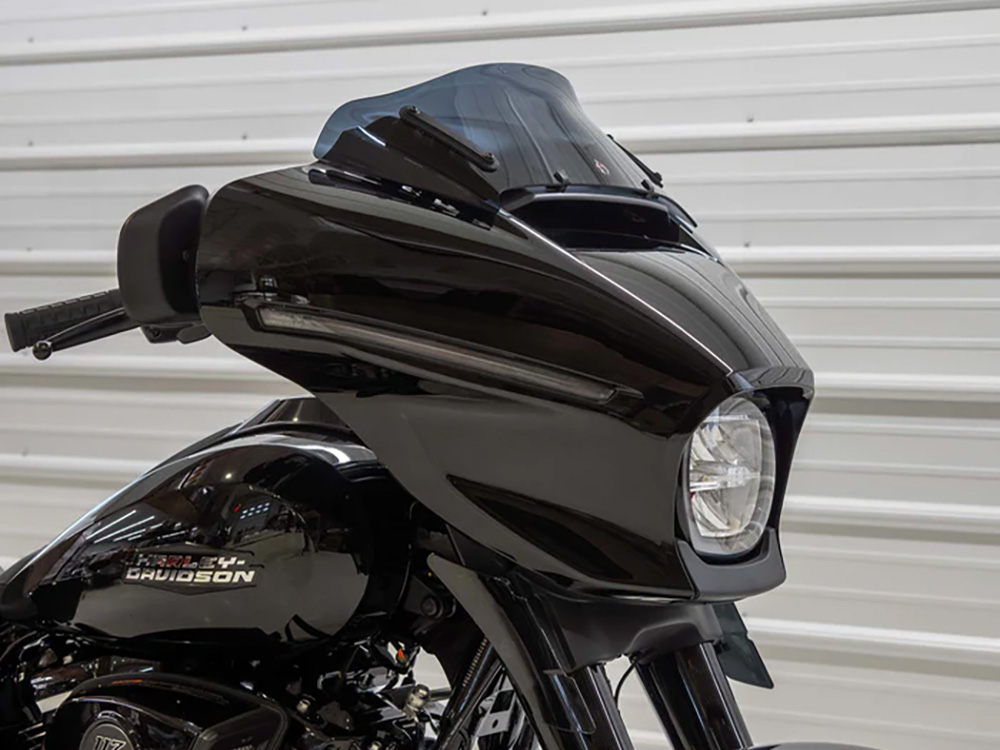 KLOCK WERKS 6.5in. Flare Windshield – Dark Smoke. Fits CVO Street Glide 2023up & Street Glide 2024up
