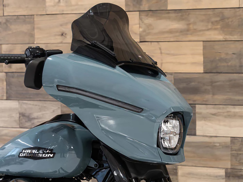 KLOCK WERKS 12in. Flare Windshield – Dark Smoke. Fits CVO Street Glide 2023up & Street Glide 2024up