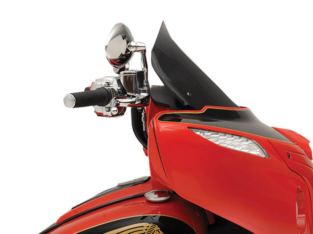KLOCK WERKS 14in. Flare Windshield – Dark Smoke. Fits Indian Touring 2014up