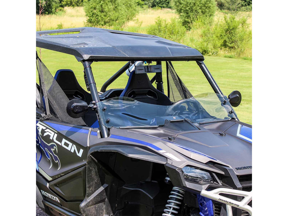 KLOCK WERKS UTV Flare Windshield – Dark Smoke. Fits Honda Talon 2019up.