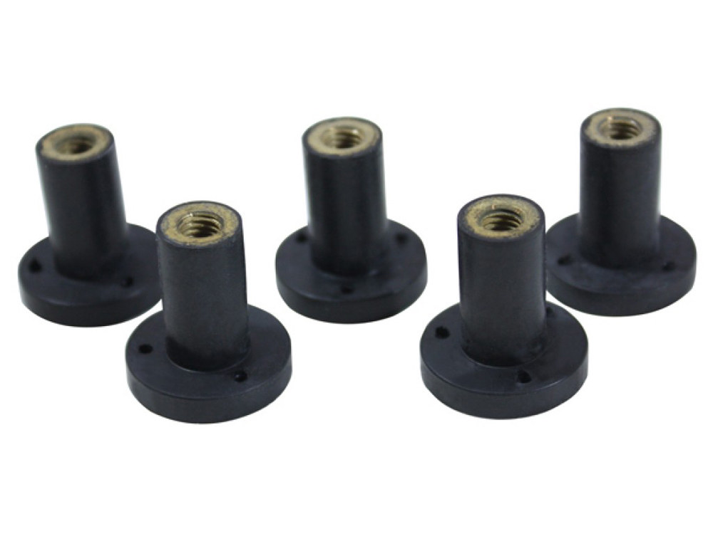 KLOCK WERKS Windshield Flare Nuts – Pack of 5. Fits Road Glide 1998-2013