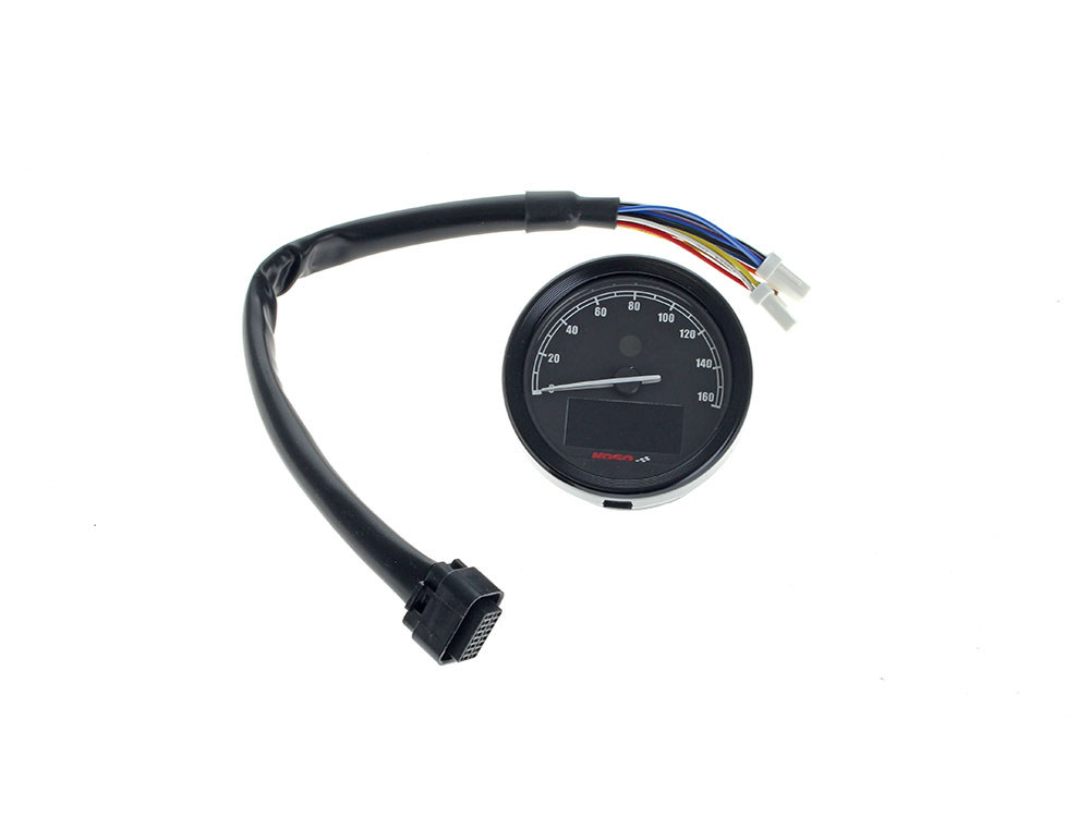 Koso 2-11/16in. Digital Speedometer – Black.