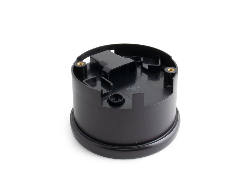 Koso 3-3/8in. Round Speedometer with Tachometer – Silver. Fits Dyna 2004-2011, Sportster 2004-2013 & Rocker 2008-2010.