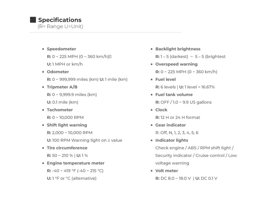 Koso 3-3/8in. Round Speedometer with Tachometer – Black. Fits Softail Fat Bob 2018up, Sportster 2014-2021, Dyna Street Bob, Low Rider & Wide Glide 2012-2017 & Softail Breakout, Rocker & Black Line 2011-2017