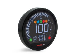 Koso 3-3/8in. Round Speedometer with Tachometer – Black. Fits Softail Fat Bob 2018up, Sportster 2014-2021, Dyna Street Bob, Low Rider & Wide Glide 2012-2017 & Softail Breakout, Rocker & Black Line 2011-2017 Koso 3-3/8in. Round Speedometer with Tachometer – Black. Fits Softail Fat Bob 2018up, Sportster 2014-2021, Dyna Street Bob, Low Rider & Wide Glide 2012-2017 & Softail Breakout, Rocker & Black Line 2011-2017