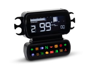 Koso Speedometer/Tachometer – Black. Fits Touring 2014-2023 when Running Late Model Breakout/Street Bob Gauge Housing Koso Speedometer/Tachometer – Black. Fits Touring 2014-2023 when Running Late Model Breakout/Street Bob Gauge Housing