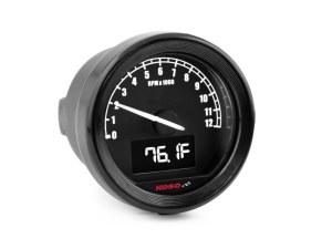 Koso 2-3/16in. Digital Tachometer – Black. Koso 2-3/16in. Digital Tachometer – Black.