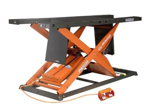 KL MC625R Bike Lift with Lifting Capacity of 1750 lbs & 29.5in. x 86.5in. Deck – Orange & Black. KL MC625R Bike Lift with Lifting Capacity of 1750 lbs & 29.5in. x 86.5in. Deck – Orange & Black.