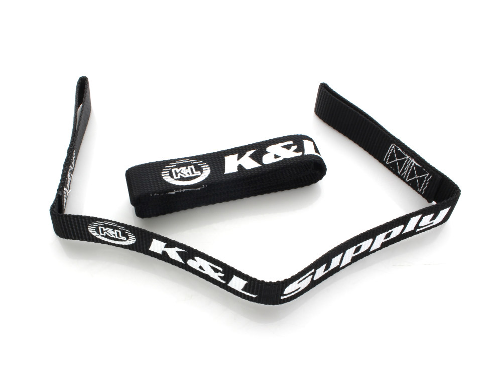 KL Tie-Down Extensions; 21in.L x 1in.W Blk (Pair)