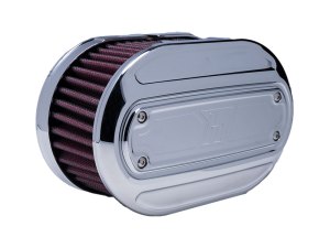 Kodlin Oval Air Cleaner Kit – Chrome. Fits CVO Touring 2023up, Street Glide & Road Glide 2024up, Touring 2025up & Softail 2025up Kodlin Oval Air Cleaner Kit – Chrome. Fits CVO Touring 2023up, Street Glide & Road Glide 2024up, Touring 2025up & Softail 2025up