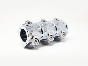 Kodlin 1.5in. Straight One Piece Big Block Riser Kit – Chrome. Fits 1.25in. Handlebar. Kodlin 1.5in. Straight One Piece Big Block Riser Kit – Chrome. Fits 1.25in. Handlebar.