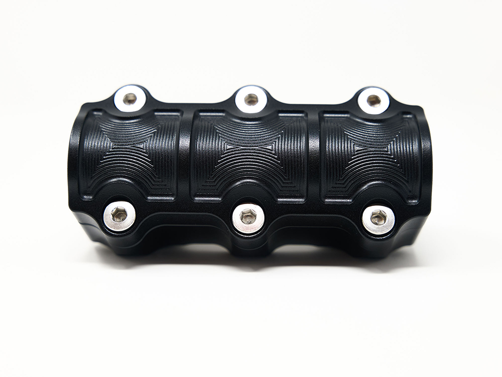 Kodlin 1.5in. Straight One Piece Big Block Riser Kit – Black. Fits 1.25in. Handlebar.