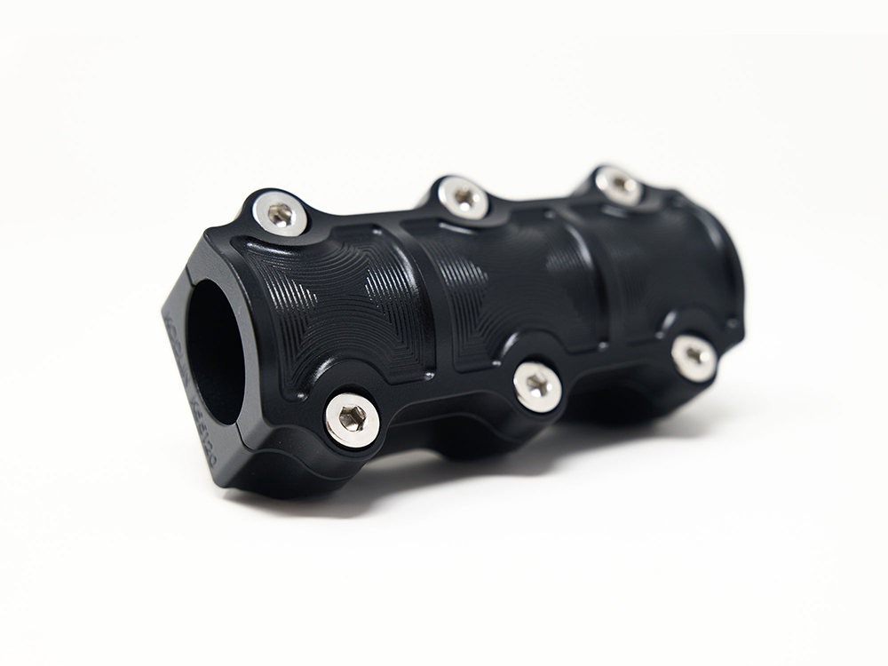 Kodlin 1.5in. Straight One Piece Big Block Riser Kit – Black. Fits 1.25in. Handlebar.