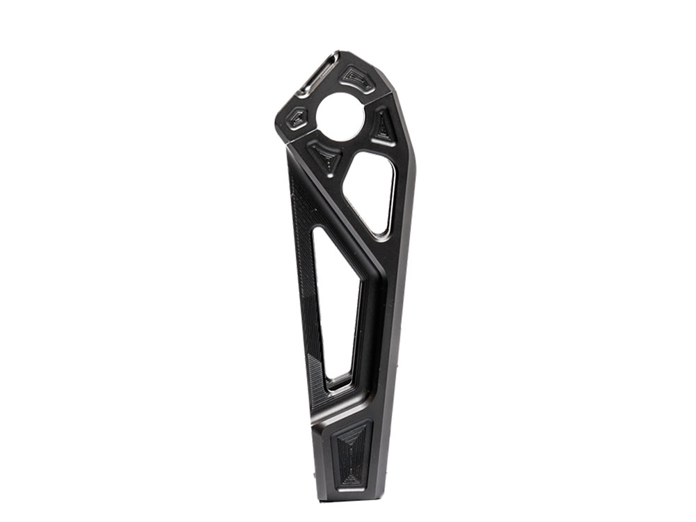 Kodlin 8in. Straight Fastback Risers – Black. Fits 1in. Handlebar