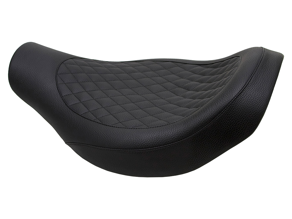 Kodlin Fred Kodlin Diamond Stitch Solo Seat – Black. Fits Breakout 2018-2022 with OEM Fuel Tank & Kodlin Rear Fender.