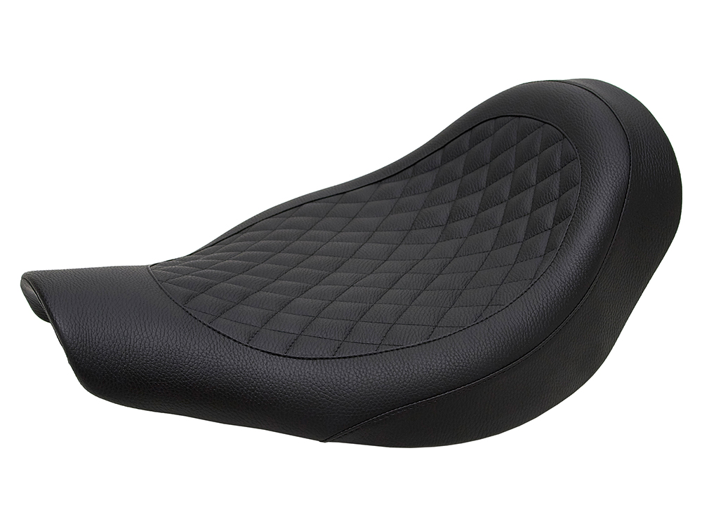 Kodlin Fred Kodlin Diamond Stitch Solo Seat – Black. Fits Breakout 2018-2022 with OEM Fuel Tank & Kodlin Rear Fender.