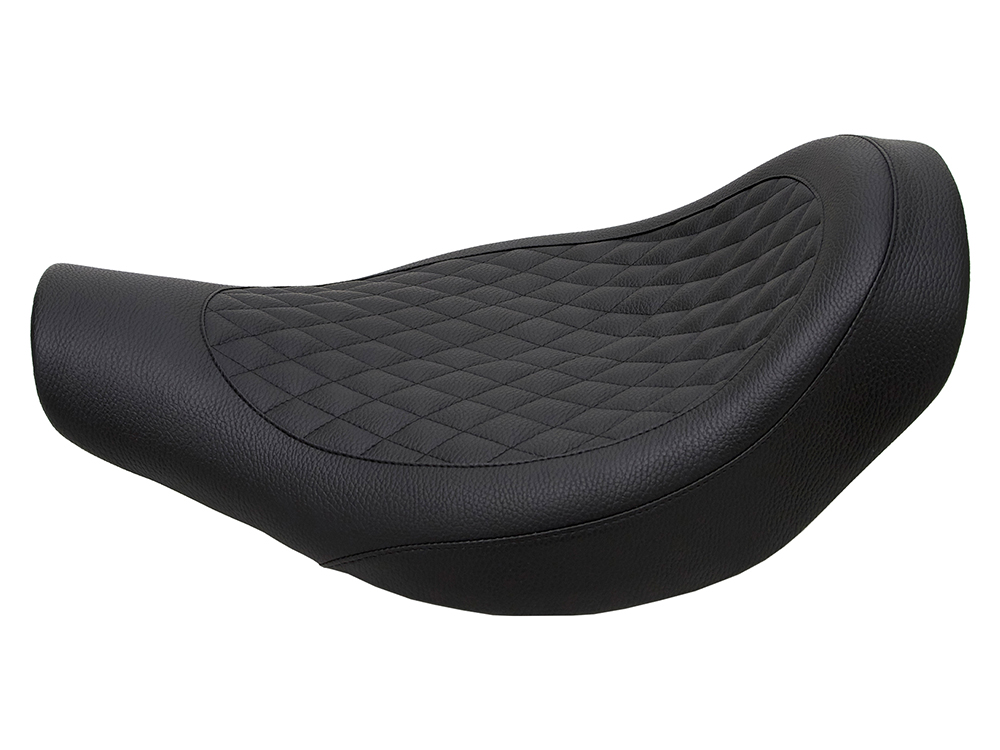 Kodlin Fred Kodlin Diamond Stitch Solo Seat – Black. Fits Breakout 2018-2022 with OEM Fuel Tank & Kodlin Rear Fender.
