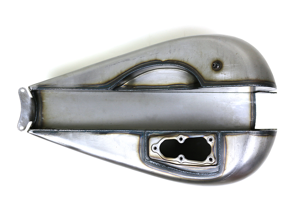 Kodlin Stretched Fuel Tank. Suits M8 Softail 2018up. Raw.