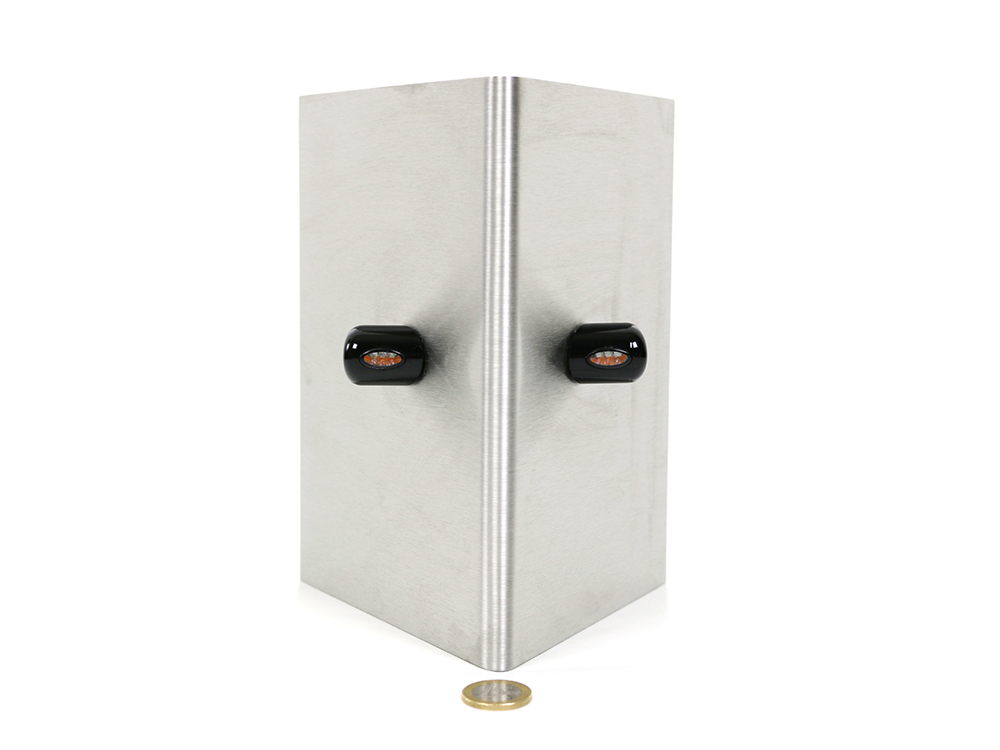 Kodlin Front Mini Elypse Turn Signals – Black. Fits Road Glide 2015-2023 and Low Rider ST 2022up