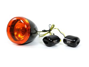 Kodlin Front Mini Elypse Turn Signals – Black. Fits Road Glide 2015-2023 and Low Rider ST 2022up Kodlin Front Mini Elypse Turn Signals – Black. Fits Road Glide 2015-2023 and Low Rider ST 2022up