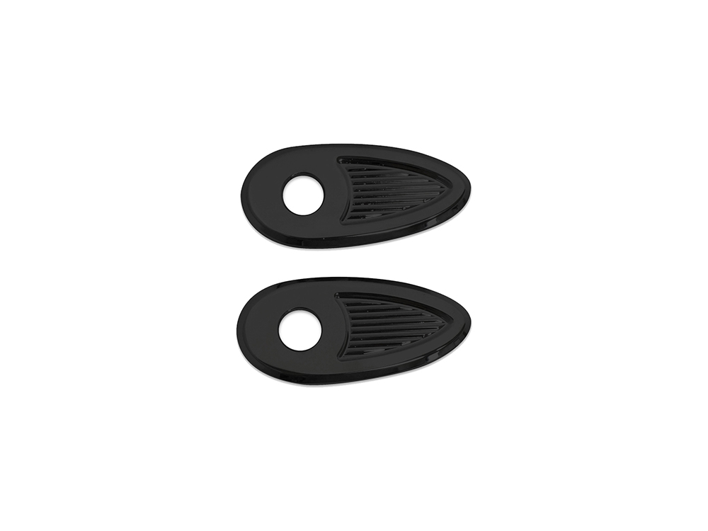 Kodlin Turn Signal Block Off Strut Plates – Black. Fits Most Big Twin 2002up & Sportster 2002-2021