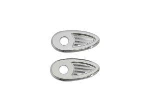 Kodlin Turn Signal Block Off Strut Plates – Chrome. Fits Most Big Twin 2002up & Sportster 2002-2021 Kodlin Turn Signal Block Off Strut Plates – Chrome. Fits Most Big Twin 2002up & Sportster 2002-2021